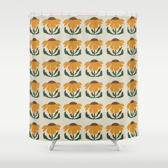 Big Blooming III Shower Curtain Gallery Image 1