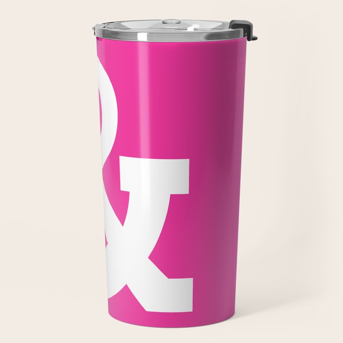 Peace and Love (pink edition) Travel Mug Gallery Image 2