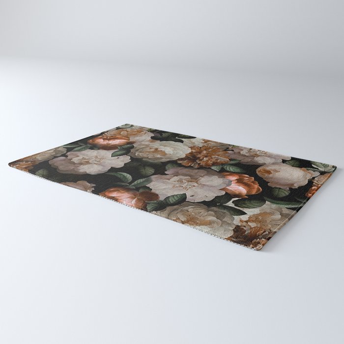 Golden Jan Davidsz. de Heem Roses Rug Gallery Image 3