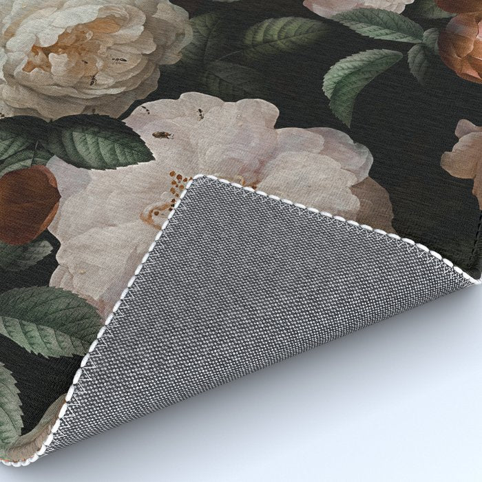 Golden Jan Davidsz. de Heem Roses Rug Gallery Image 4