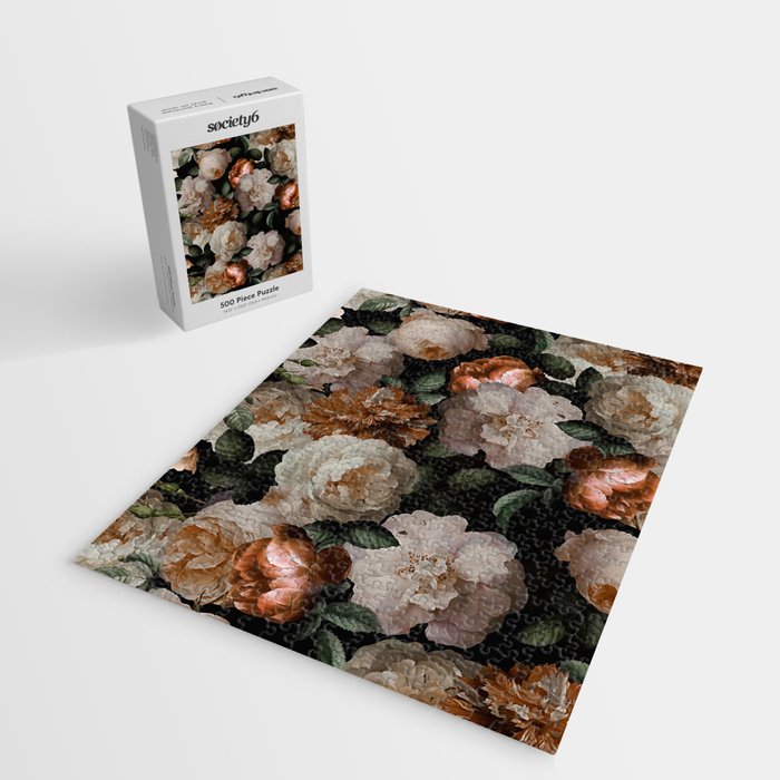 Golden Jan Davidsz. de Heem Roses Jigsaw Puzzle Gallery Image 2
