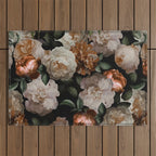 Golden Jan Davidsz. de Heem Roses Outdoor Rug Gallery Image 1