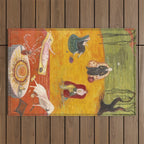 Florine Stettheimer "Heat" Outdoor Rug Gallery Image 1