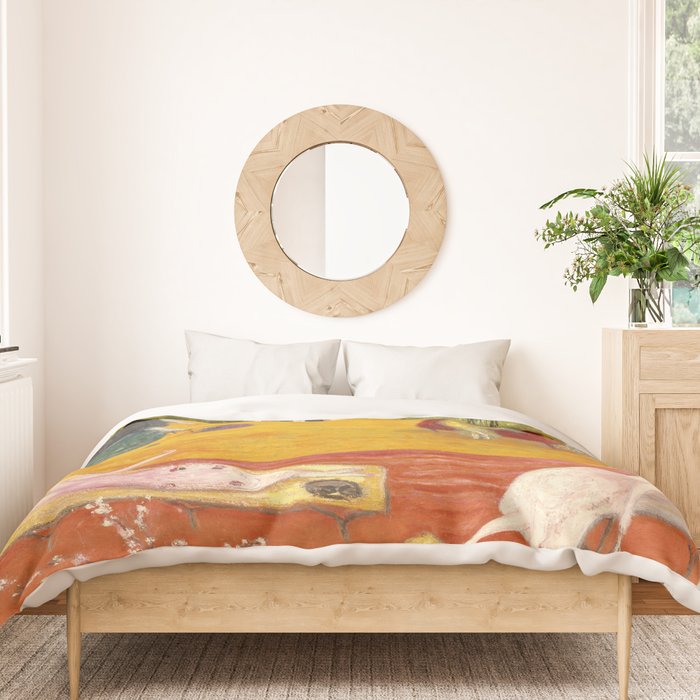 Florine Stettheimer "Heat" Duvet Cover Gallery Image 3