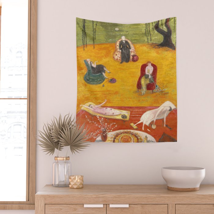 Florine Stettheimer "Heat" Wall Tapestry Gallery Image 2