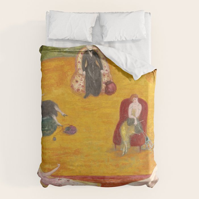 Florine Stettheimer "Heat" Duvet Cover Gallery Image 1