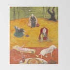 Florine Stettheimer "Heat" Throw Blanket Gallery Image 2