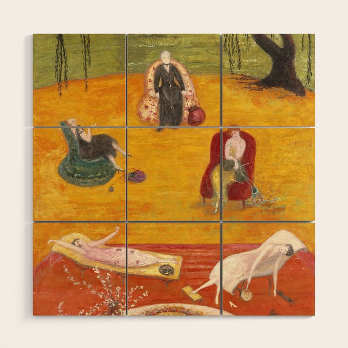 Florine Stettheimer "Heat" Wood Wall Art Gallery Image 1