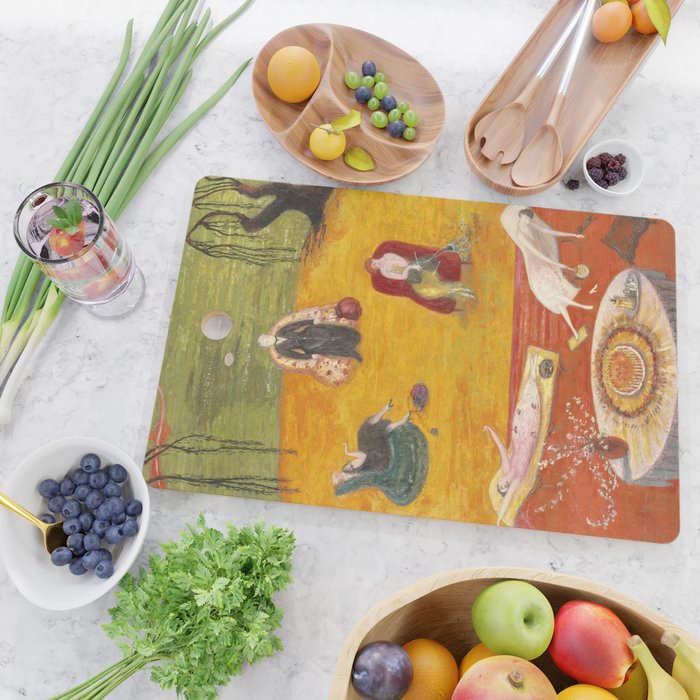 Florine Stettheimer "Heat" Cutting Board Gallery Image 2