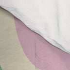 Mid-Century Modern Palm Springs Abstract Pattern Lavender Green Comforter Gallery Image 4