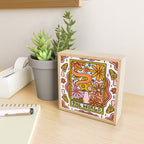 21. World Tarot Mushroom Mini Art Print Gallery Image 2
