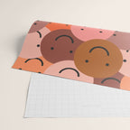 Diverse happy people face doodle pattern Wrapping Paper Gallery Image 2