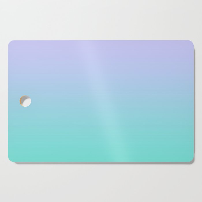 Light Purple Turquoise Gradient Cutting Board Gallery Image 1