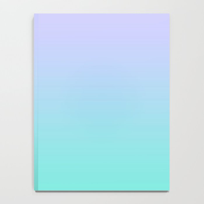 Light Purple Turquoise Gradient Notebook Gallery Image 4