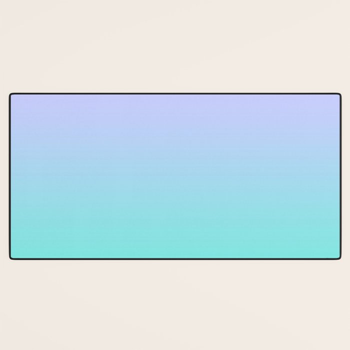 Light Purple Turquoise Gradient Desk Mat Gallery Image 3