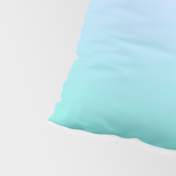 Light Purple Turquoise Gradient Pillow Sham Gallery Image 4