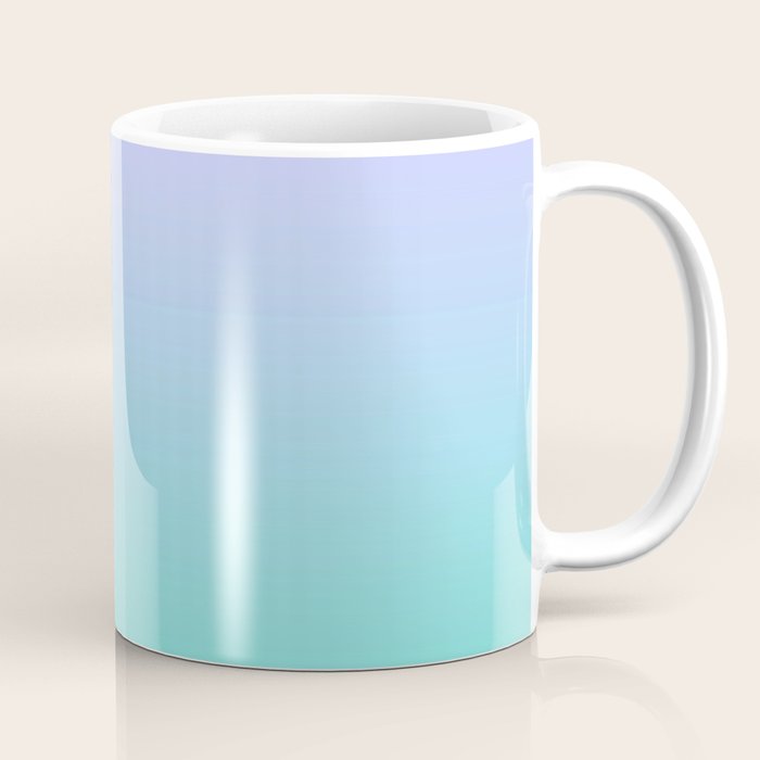 Light Purple Turquoise Gradient Coffee Mug Gallery Image 1