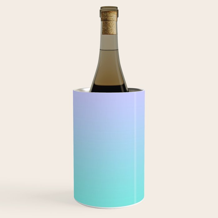Light Purple Turquoise Gradient Wine Chiller Gallery Image 1