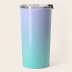 Light Purple Turquoise Gradient Travel Mug Gallery Image 2