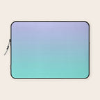 Light Purple Turquoise Gradient Laptop Sleeve Gallery Image 1