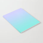 Light Purple Turquoise Gradient Notebook Gallery Image 2