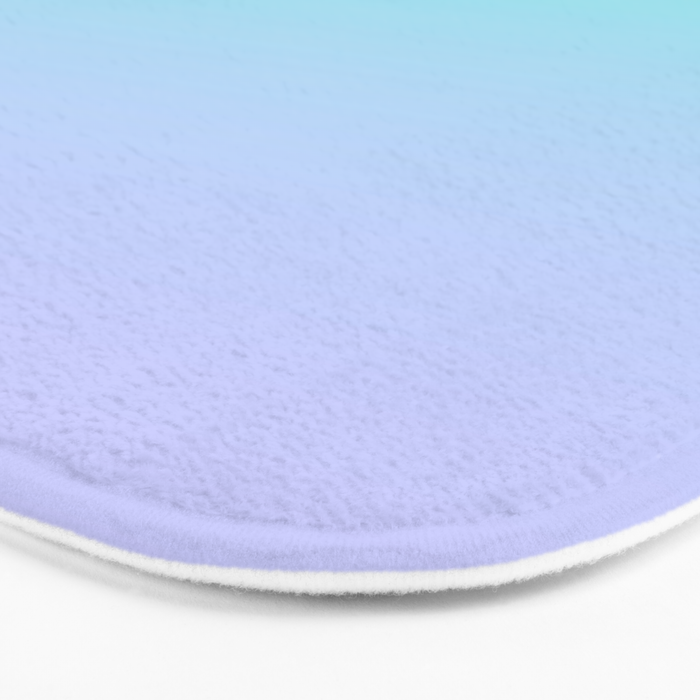 Light Purple Turquoise Gradient Bath Mat Gallery Image 3