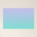 Light Purple Turquoise Gradient Welcome Mat Gallery Image 1