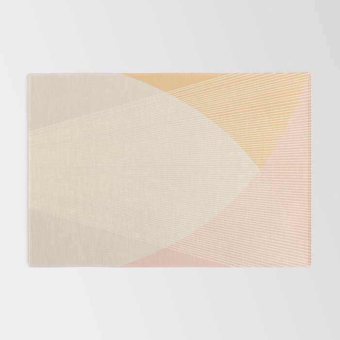 Cecilia Shapes II - Neutral Orange and Pink Rug Gallery Image 2