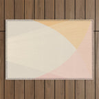 Cecilia Shapes II - Neutral Orange and Pink Outdoor Rug Gallery Image 1