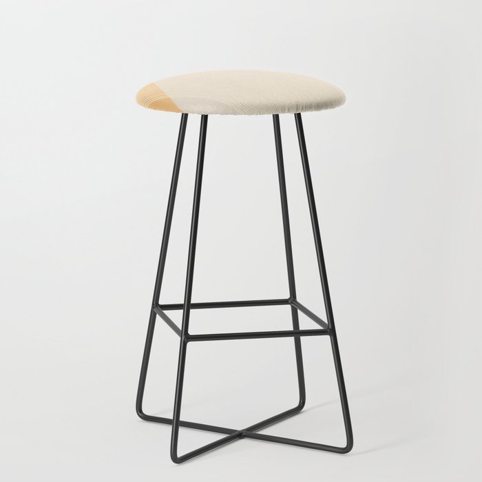 Cecilia Shapes II - Neutral Orange and Pink Stool Gallery Image 1