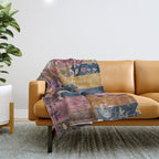 Gypsy Souk Patchwork Throw Blanket Gallery Image 1
