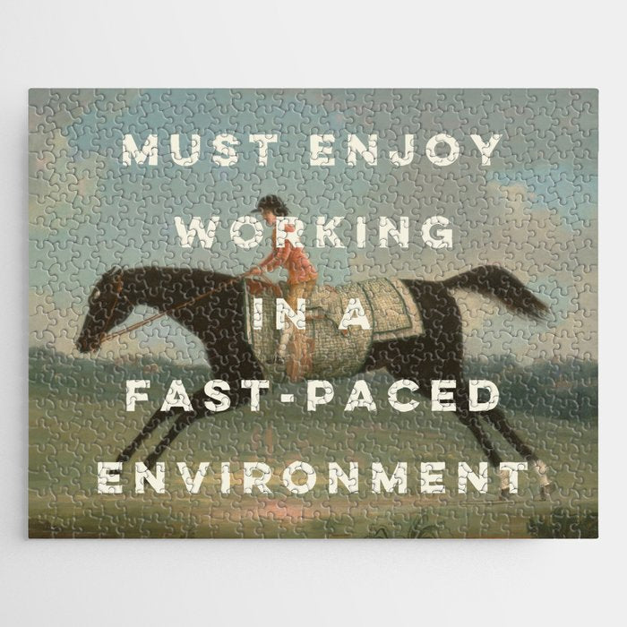 A Fast-Paced Environment Jigsaw Puzzle Gallery Image 1