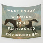 A Fast-Paced Environment Wall Tapestry Gallery Image 4