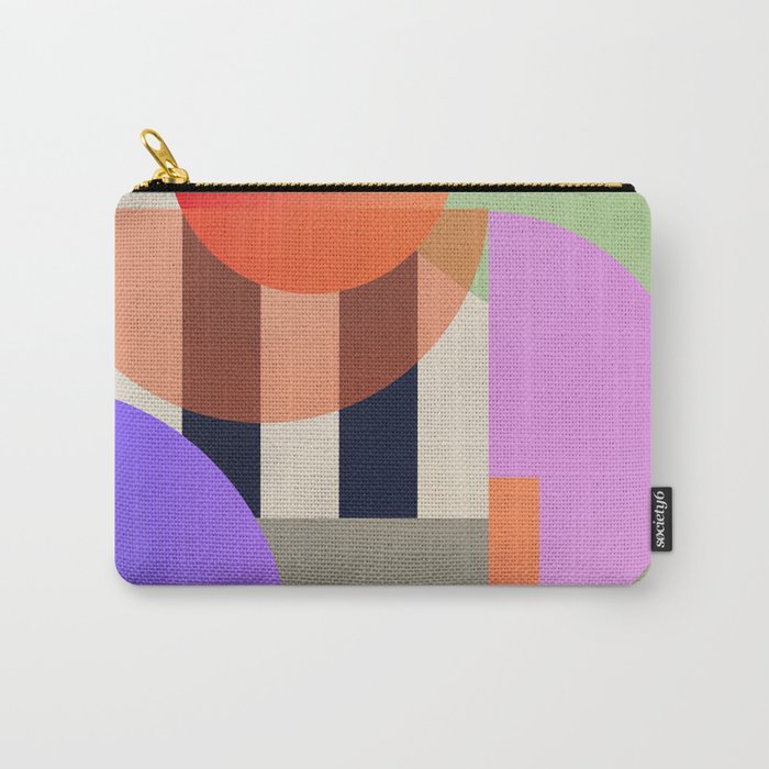 Abstract Geometric Shapes 217 Carry All Pouch Gallery Image 1
