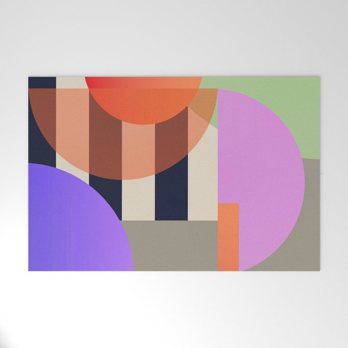 Abstract Geometric Shapes 217 Welcome Mat Gallery Image 1