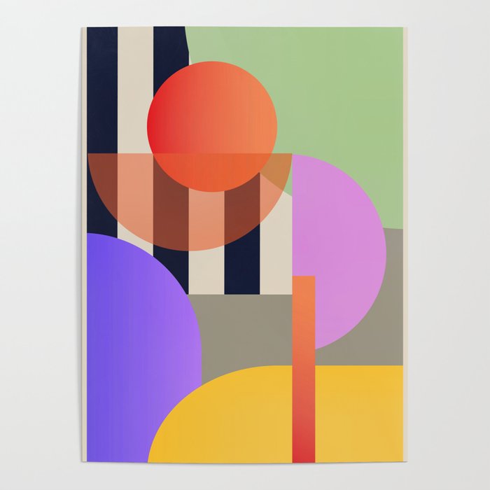 Abstract Geometric Shapes 217 Poster Gallery Image 1