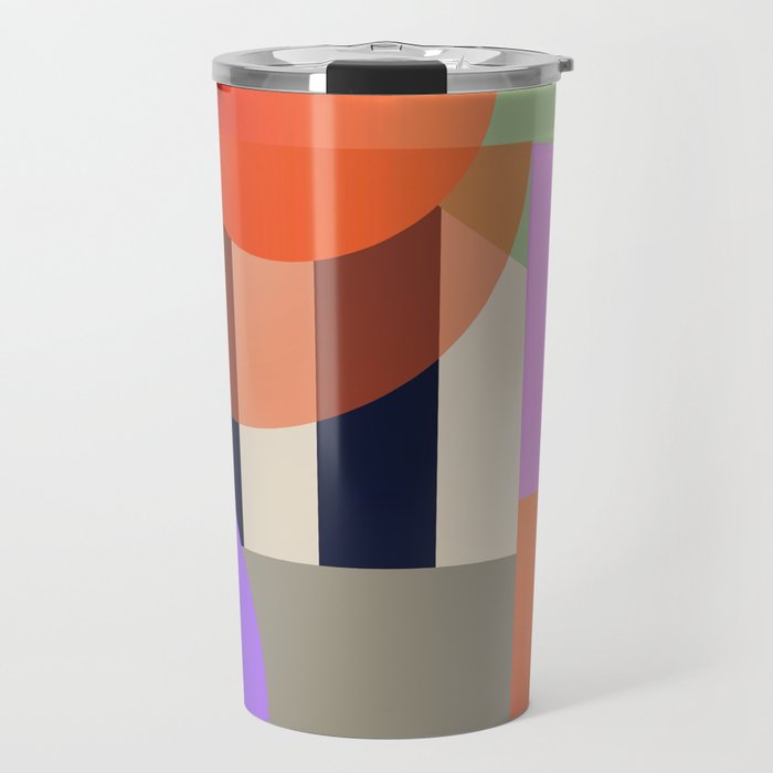 Abstract Geometric Shapes 217 Travel Mug Gallery Image 1