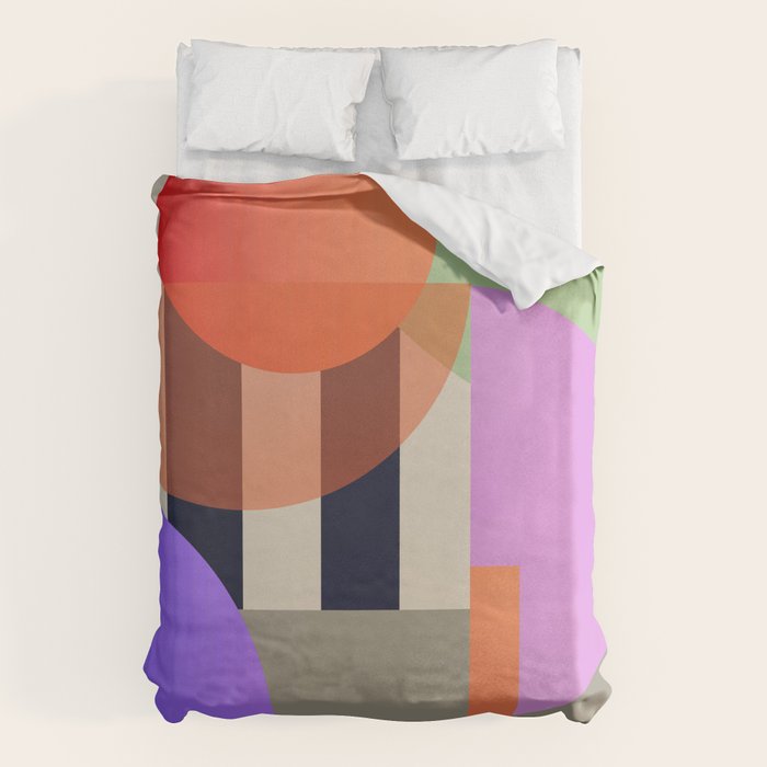 Abstract Geometric Shapes 217 Duvet Cover Gallery Image 1