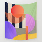 Abstract Geometric Shapes 217 Wall Tapestry Gallery Image 4