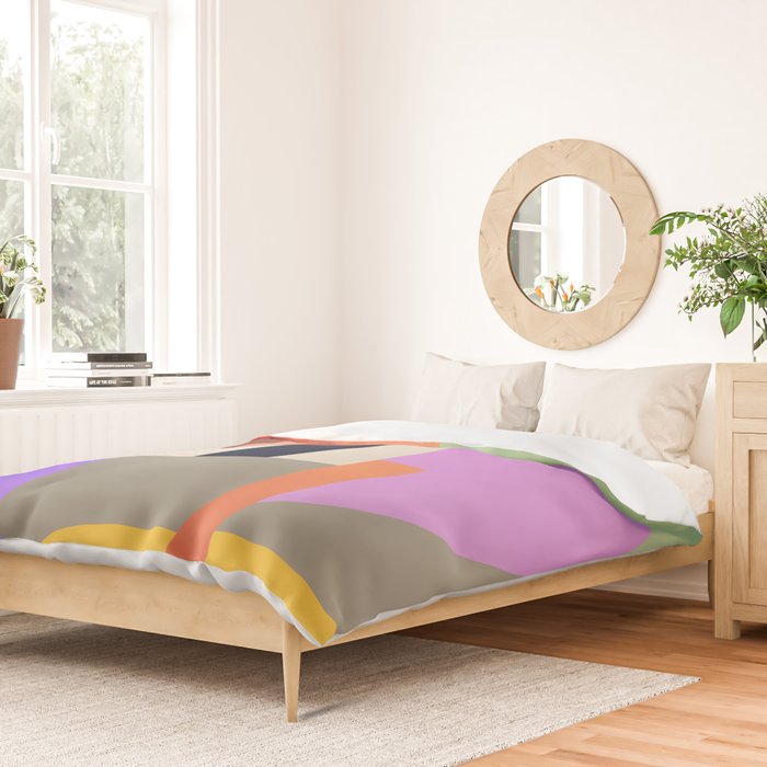 Abstract Geometric Shapes 217 Duvet Cover Gallery Image 2