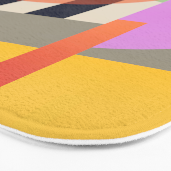 Abstract Geometric Shapes 217 Bath Mat Gallery Image 3