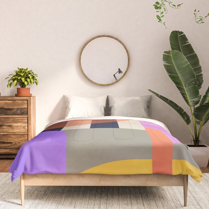 Abstract Geometric Shapes 217 Comforter Gallery Image 3