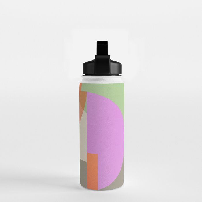 Abstract Geometric Shapes 217 Water Bottle Gallery Image 2