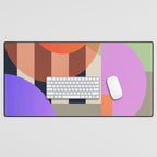 Abstract Geometric Shapes 217 Desk Mat Gallery Image 1