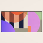 Abstract Geometric Shapes 217 Desk Mat Gallery Image 3