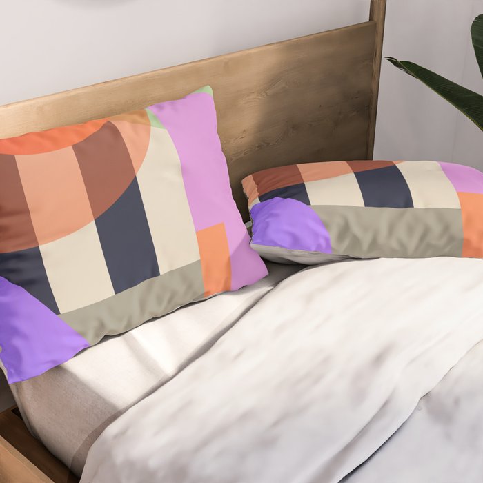 Abstract Geometric Shapes 217 Pillow Sham Gallery Image 2