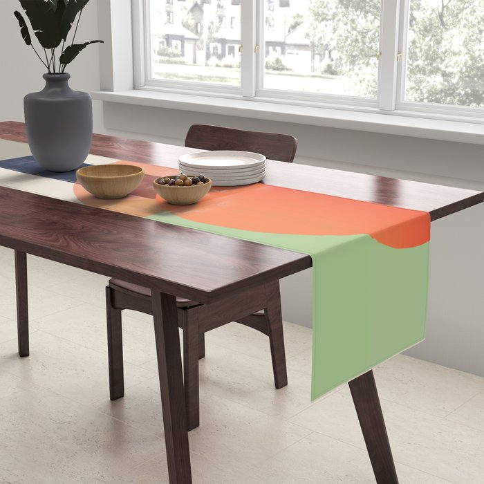 Abstract Geometric Shapes 217 Table Runner Gallery Image 2