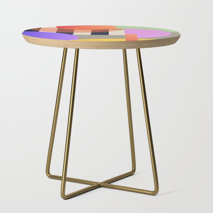 Abstract Geometric Shapes 217 Side Table Gallery Image 1