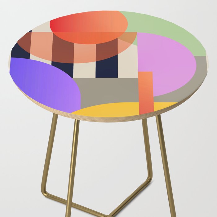 Abstract Geometric Shapes 217 Side Table Gallery Image 2