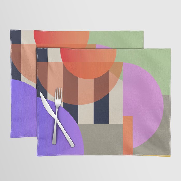 Abstract Geometric Shapes 217 Placemat Gallery Image 1